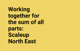 Working together for the sum of all parts: Scaleup North East